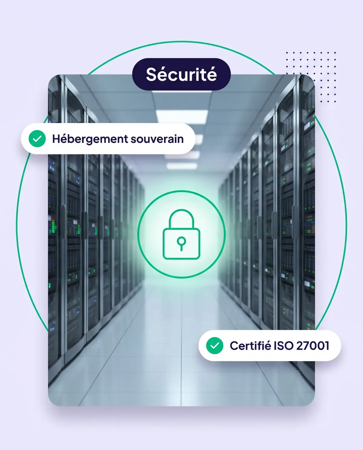 Sécurité Vizalia : hébergement souverain, certifié ISO 27001